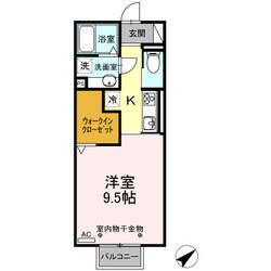 赤堀駅 徒歩4分 1階の物件間取画像